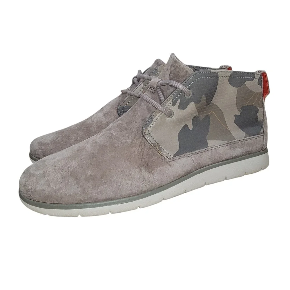 UGG Men's Freamon Camo Suede Chukka Boots Size 11 Camouflage Lace Up Ankle Shoes